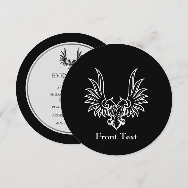 Eagle with two heads invitation (Front/Back)