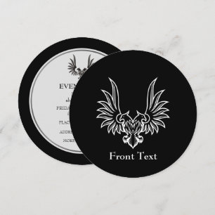 Eagle with two heads invitation