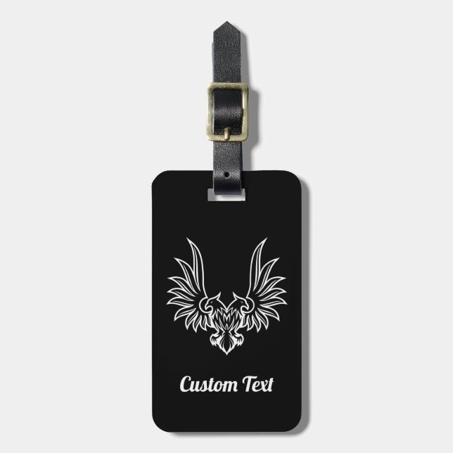 Eagle with two Heads Luggage Tag (Front Vertical)