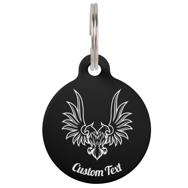 Eagle with two Heads Pet Name Tag (Front)