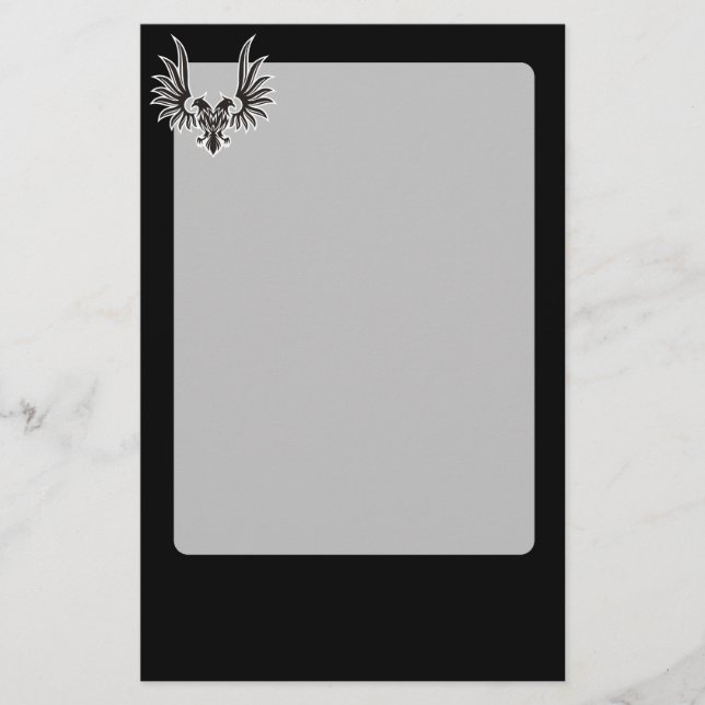 Eagle with two heads stationery (Front)