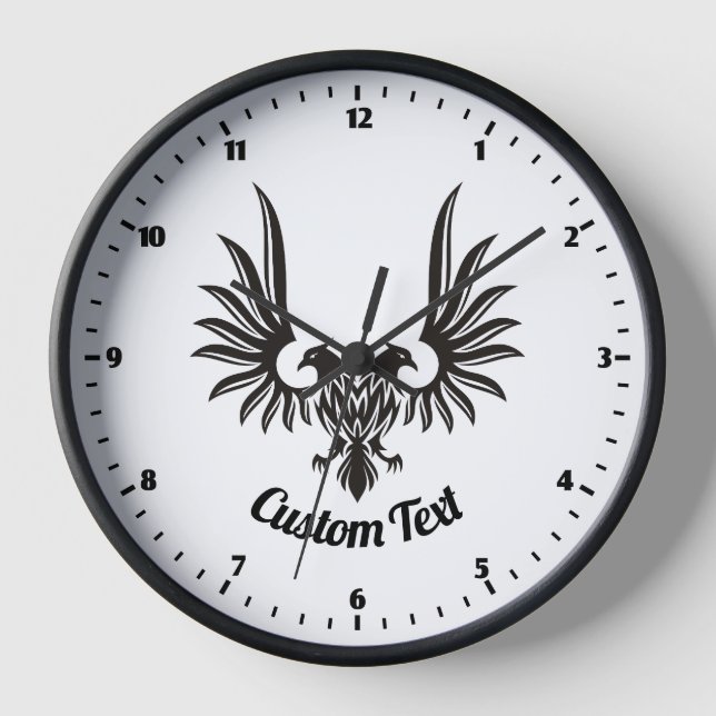 Eagle with two Heads Wall Clock (Front)
