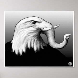 Eaglephant Poster
