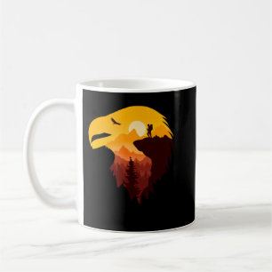 Eagles and beautiful landscape coffee mug