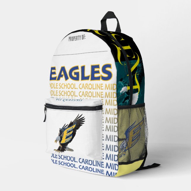 Eagles Backpack  (Back Corner Right)