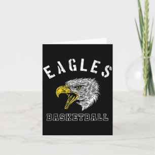 Eagles Basball School Spirit Team Mascot Game Card