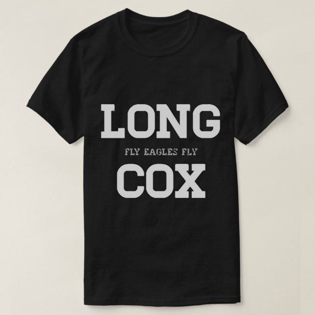 Eagles Chris Long and Fletcher Cox Tee   (Design Front)