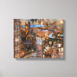 Eagle's Den Wrapped Canvas