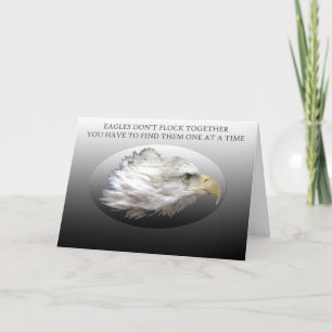 Eagles Don't Flock Together Card