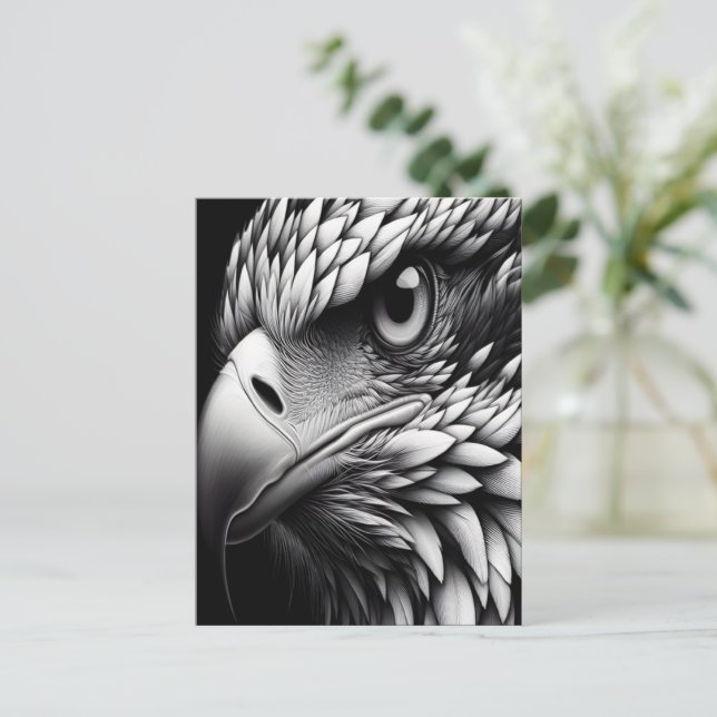 Eagles Eye Close-Up Postcard (Standing Front)