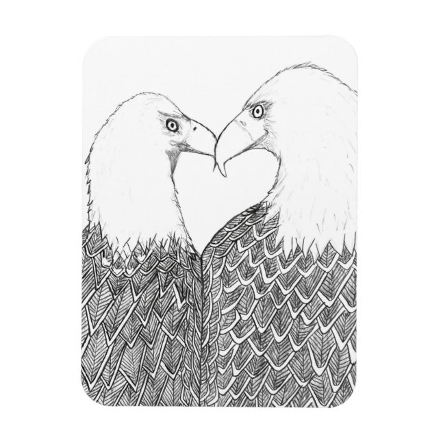 EAGLES HARRIET AND M15 TRUE LOVE THE POWER COUPLE MAGNET (Vertical)