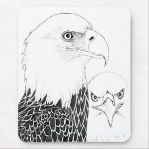 EAGLES HARRIET + M15 A PORTRAIT OF LOVE MOUSE MAT