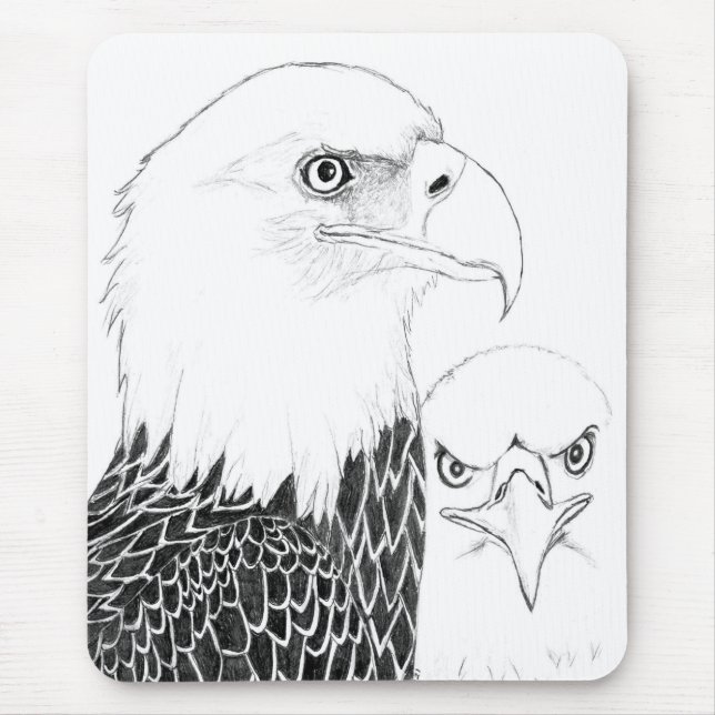 EAGLES HARRIET + M15 A PORTRAIT OF LOVE MOUSE MAT (Front)