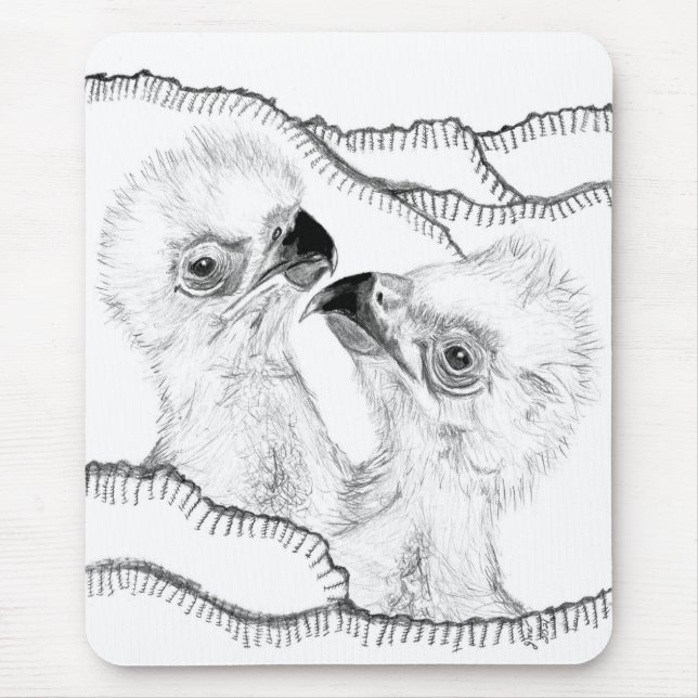 EAGLES HARRIET + M15 E17 + E18 VIPs AT CROW Mouse Mat (Front)