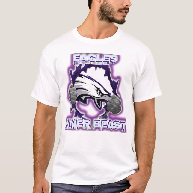 EAGLES INNER BEAST  T-Shirt (Front)