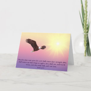 Eagle's Inspirational Wings Card