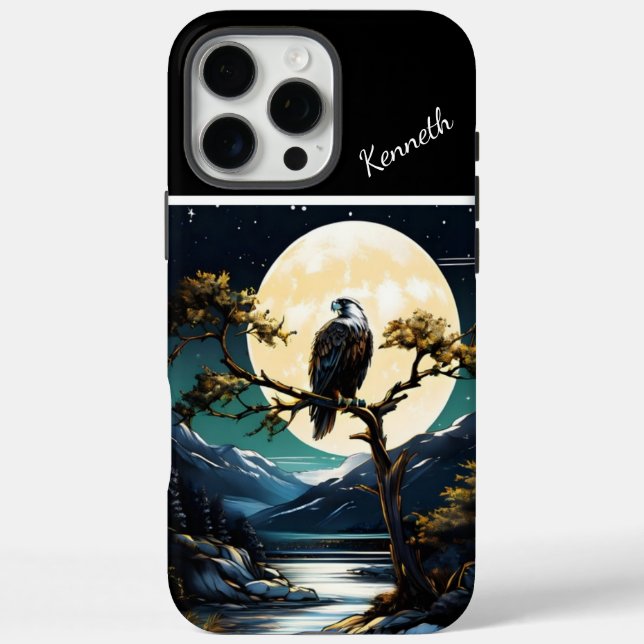 Eagle's Moonlit Ocean Vies Case-Mate iPhone Case (Back)