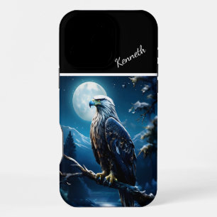 Eagle's Moonlit Watch iPhone 16 Pro Max Case