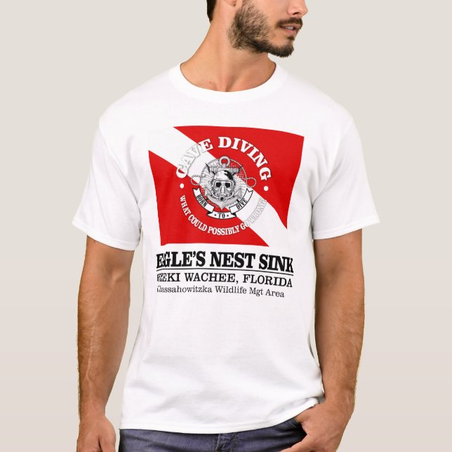 Eagle's Nest Sink (best caves) T-Shirt (Front)