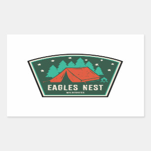 Eagles Nest Wilderness Colorado Camping Rectangular Sticker