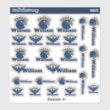 Eagles Personalised Name Labels | School Stickers