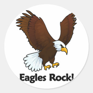 Eagles Rock! Classic Round Sticker
