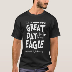 Eagles School Sports Fan Team Spirit Mascot   T-Shirt