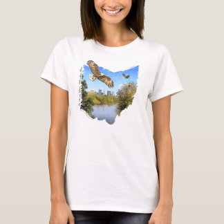 Eagles Scioto River Columbus Ohio Womens T-Shirt