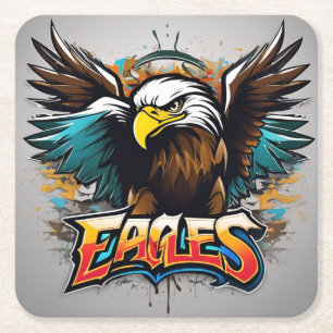Eagles Square Paper Coaster