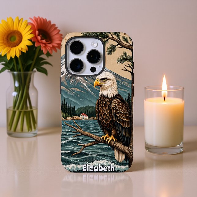 Eagle's Stillness: Mountain Majesty Case-Mate iPhone Case (Creator Uploaded)