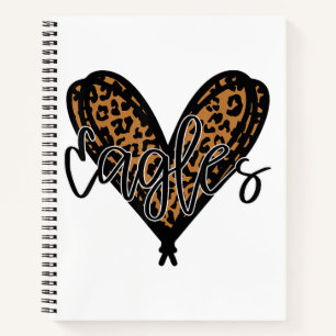 Eagles Teacher Student School Sports Fan Team Spir Notebook