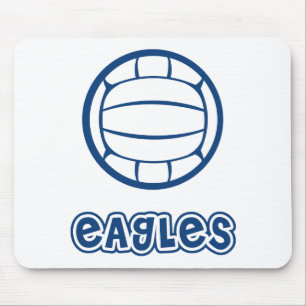 Eagles Volleyball Blue Mouse Mat