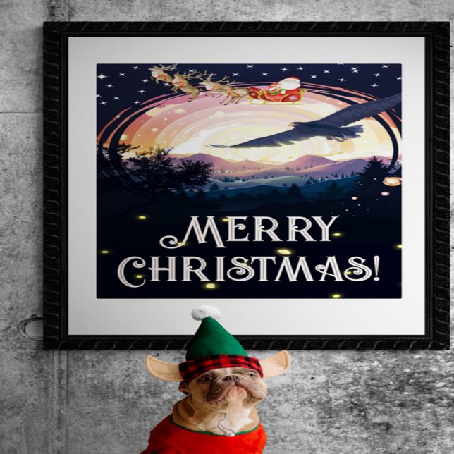 Eagle's Watch Over Santa Poster (Creator Uploaded)