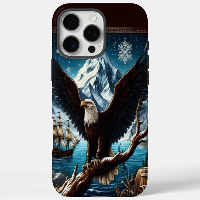 Eagle's Watch Over The Sea Case-Mate iPhone Case (Back)