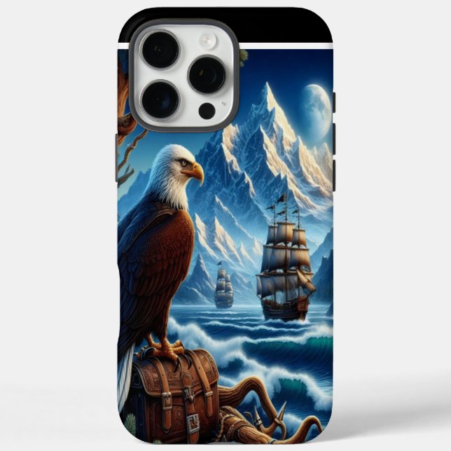 Eagle's Watch Over the Sea Case-Mate iPhone Case (Back)