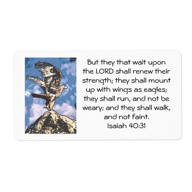 Eagles Wings - Isaiah 40:31 (Front)