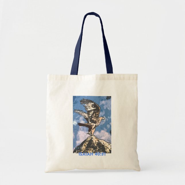 Eagles Wings - Isaiah 40:31 Tote Bag (Front)