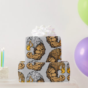 Eagles With Muscles Wrapping Paper