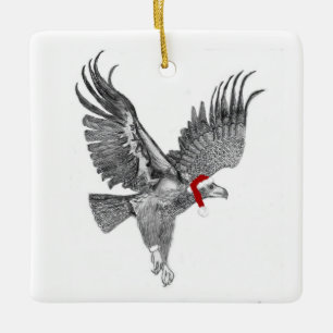 Eaglet E8 Soars High and Free Christmas Ornament