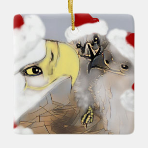 Eaglets E7 & E8 Christmas Ornament colour
