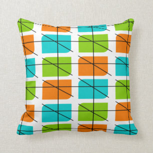 Eames Inspired Pillow Design Mid Century