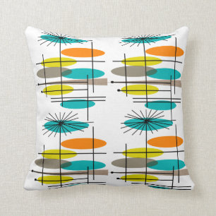 Eames Inspired Pillow Design Mid Century II