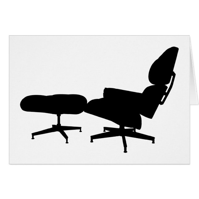 Eames Lounge Chair & Ottoman Card (Front Horizontal)
