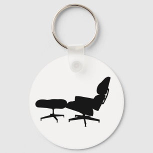 Eames Lounge Chair & Ottoman Keychain