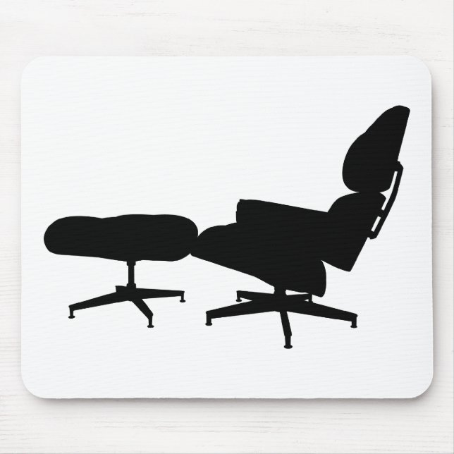 Eames Lounge Chair & Ottoman Mouse Mat (Front)