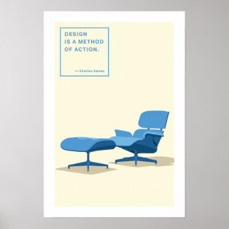Eames Lounge Chair Print