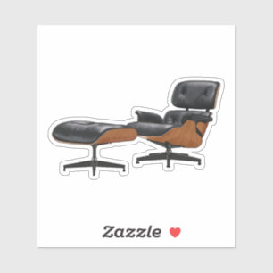Eames Lounge Chair Sticker