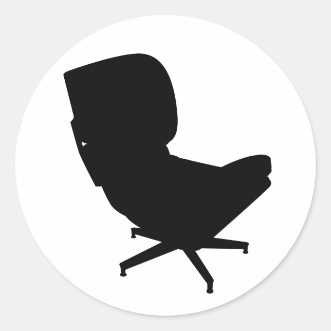 Eames Lounge Chair Sticker (Front)