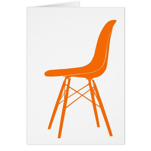 Eames moulded plastic side chair (Front)