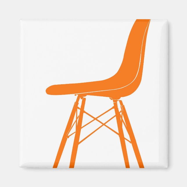 Eames moulded plastic side chair magnet (Front)